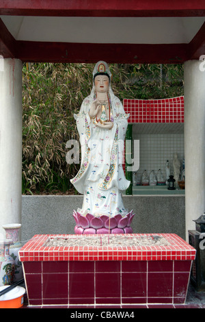 Statue in der Nam Tam Wan Tin Hau Tempel Cheung Chau, Hong Kong abgelegenen Insel SAR China Stockfoto