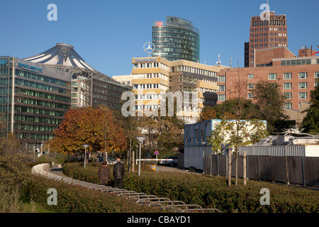 Mercedes Benz zentrale am Potsdamer Platz in Berlin Stockfoto