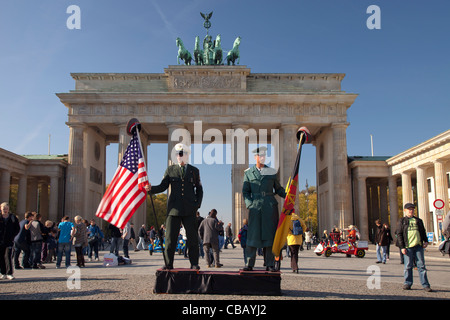 Brandenburger Tor in Berlin, Deutschland Brandenburger Tor in Berlin Stockfoto