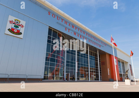 Southampton Football Club St. Marien Stadion, Britannia Road, Southampton, Hampshire, England, Vereinigtes Königreich Stockfoto