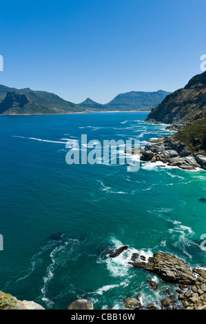 Hout Bay Panoramablick von Chapmans Peak Drive Western Cape Südafrika Stockfoto