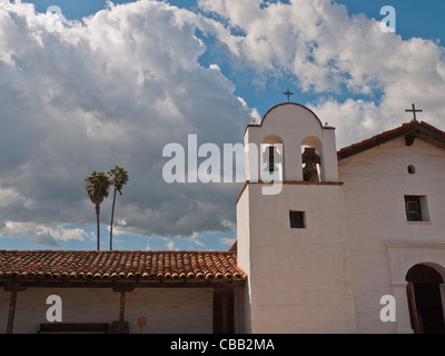 Der historische El Presidio de Santa Barbara, die spanische Festung von der Gründung der Stadt. Stockfoto