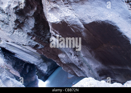 Box Canyon in der Nähe von Ouray, Colorado. Stockfoto