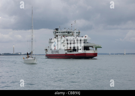 Die Isle Of Wight Fähre Stockfoto