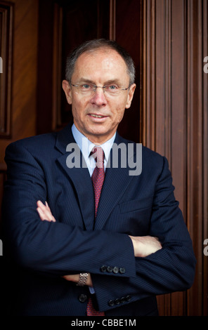 Jan Svejnar ist US-amerikanische, Tschechische geboren und Direktor des International Policy Center an der Gerald R. Ford School of Stockfoto