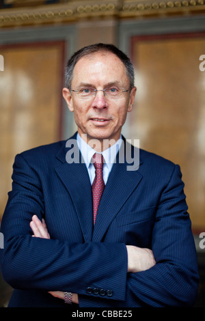 Jan Svejnar ist US-amerikanische, Tschechische geboren und Direktor des International Policy Center an der Gerald R. Ford School of Stockfoto