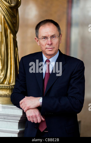 Jan Svejnar ist US-amerikanische, Tschechische geboren und Direktor des International Policy Center an der Gerald R. Ford School of Stockfoto