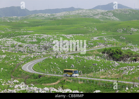 Akiyoshidai Plateau, Bergwerk, Yamaguchi, Japan Stockfoto