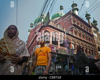 Kolkata Stadt des Glaubens, Nakhoda Moschee von Kalkutta Stockfoto