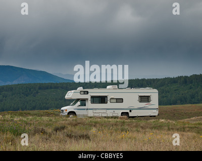 Camping am Echo Canyon Reservoir, Colorado. Stockfoto