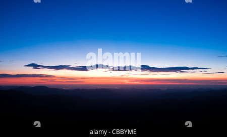 Sonnenaufgang bei 13.000 Fuß kann man von hier aus Denver. Mount Evans Wildnis, vordere Strecke, Kolorado. Stockfoto