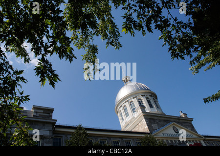 Die Kuppel des Marche Bonsecours in Old Montreal, Quebec Kanada Stockfoto