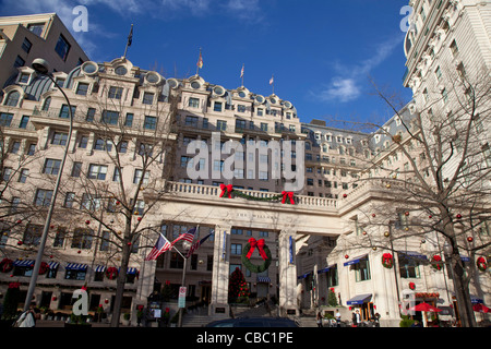 Washington, DC - The Willard InterContinental Hotel, ein Luxus-Hotel um die Ecke vom weißen Haus. Stockfoto