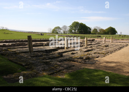 Birdoswald Roman Fort in der Nähe der Route der Hadrianswall Stockfoto