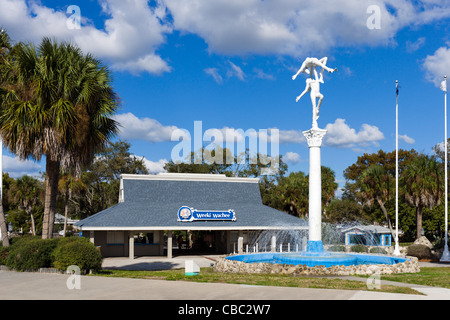 Eingang zum Weeki Wachee Springs State Park, Golfküste, Florida, USA Stockfoto