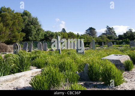 Robben Island: Leper es Friedhof Stockfoto