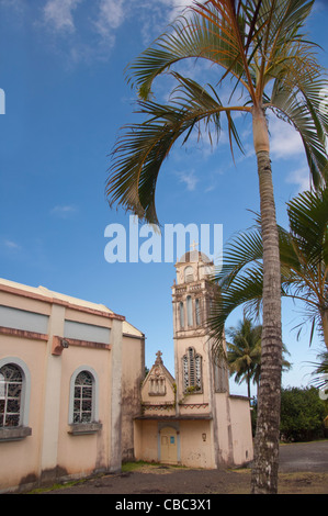 Französischen überseeischen Gebiet auf der Insel Reunion. Lava Kirche (aka Notre Dame Laves) Stockfoto