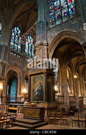 St. Merri Eglise Saint Kirche Paris Frankreich Stockfoto
