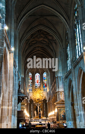 St. Merri Eglise Saint Kirche Paris Frankreich Stockfoto