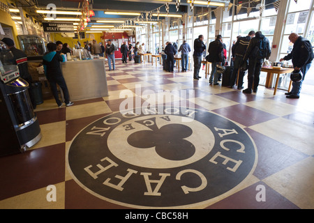 England, London, Reunion Tag im Ace Cafe Stockfoto