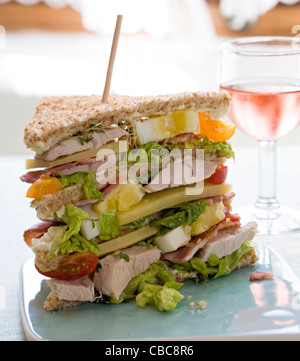 Club-sandwich Stockfoto