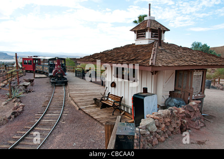 Kalifornien Barstow Calico Ghost Town alte Silberbergbau Goldrausch Kalifornien Vereinigte Staaten Stockfoto