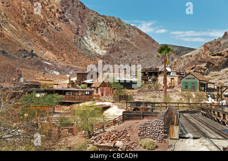 Kalifornien Barstow Calico Ghost Town alte Silberbergbau Goldrausch Kalifornien Vereinigte Staaten Stockfoto