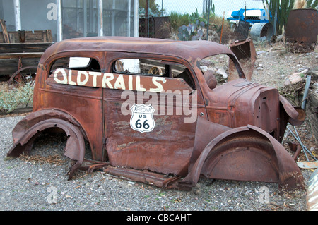 Oatman Arizona Route 66 Bergbaustadt Main Street USA National Highway American Stockfoto