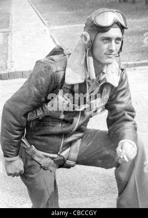 Ein WW11 USAAF Luftwaffe Flugpersonal des Krieges 1941-45. Stockfoto