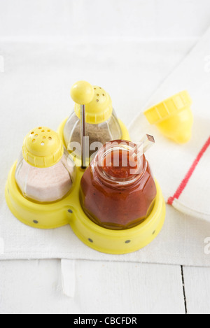 Hausgemachte ketchup Stockfoto