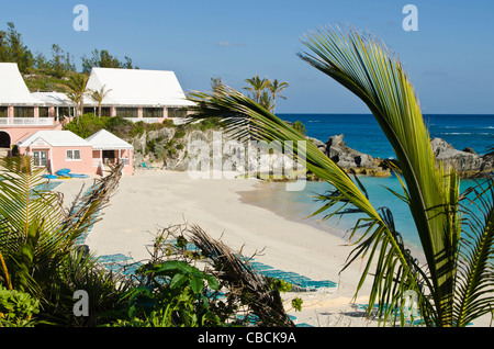 Bermuda. East Bay Whale Beach in Fairmont Southampton Princess Hotel, Bermuda. Stockfoto