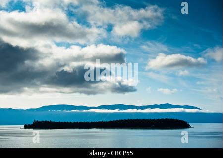 Lake Pend Oreille ist ein See im nördlichen Idaho Panhandle, mit einer Fläche von 148 Quadrat-Meilen. Es ist 65 Meilen lang! Stockfoto