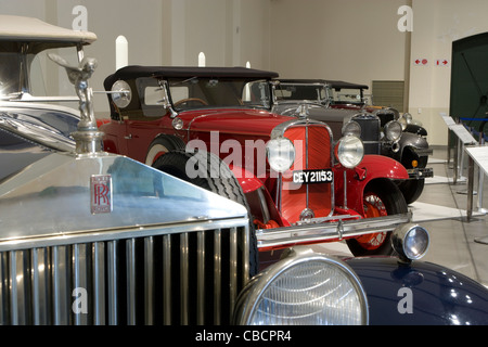 Franschhoek über Helshoogte Pass: Franschhoek Motor Museum - Rolls-Royce Phantom [1928] & 1930 Marquette Stockfoto