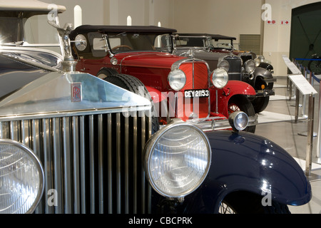 Franschhoek über Helshoogte Pass: Franschhoek Motor Museum - Rolls-Royce Phantom [1928] & 1930 Marquette Stockfoto