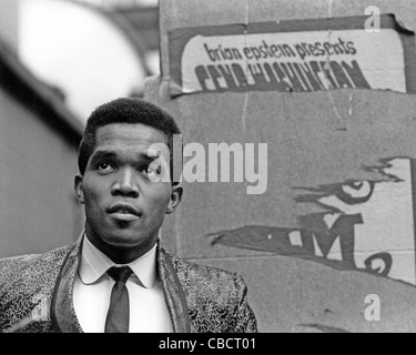 PRINCE BUSTER jamaikanische Sängerin in London im März 1964. Stockfoto