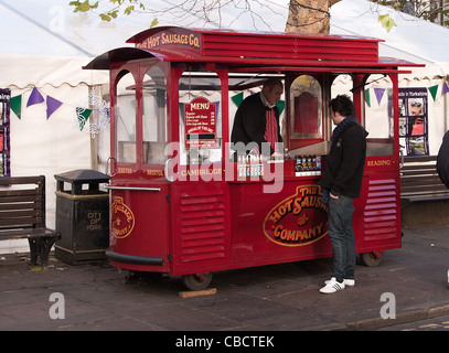 Hot-Dog Stand Stockfoto