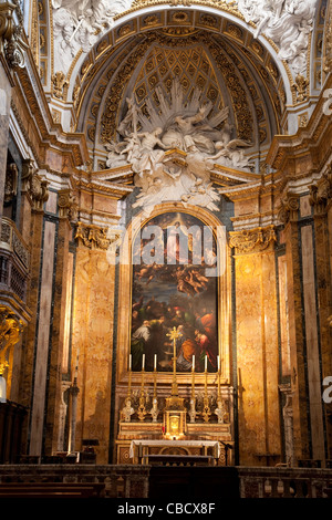 Altar der Chiesa di San Luigi dei Francesi - Kirche von St. Louis der Franzosen; Rom, Italien, Europa Stockfoto