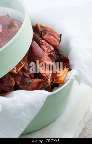 Getrocknete Tomaten Blütenblätter Stockfoto