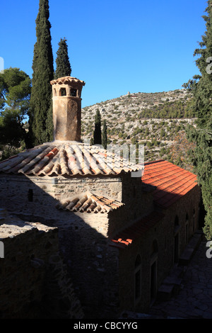 Griechenland Athen Attika Mount Hymettus das Refektorium im Kloster kaisariani Stockfoto