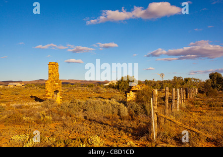 Nicht viele Menschen leben in der Altstadt Beltana im nördlichen Flinders Ranges im Outback South Australia, Australien Stockfoto