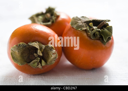 Frische reife Kaki Stockfoto