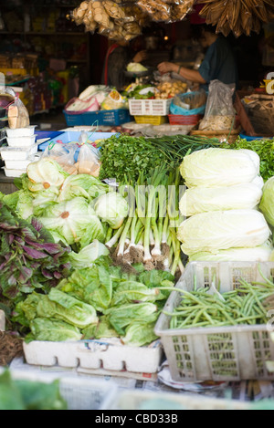 Gemüse Stall im Markt Stockfoto