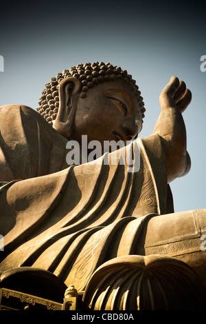 Tian Tan Buddha, Kloster Po Ling, Po Ling, Ngong Ping, Lantau, Hong Kong, China Stockfoto
