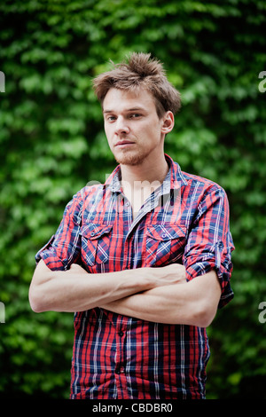 Vojtech Dyk, tschechischer Schauspieler, Sänger und Mitglied der Bands Nachtarbeit und T.O.P Traum Company.He spielt in vielen tschechischen Bühnen- Stockfoto