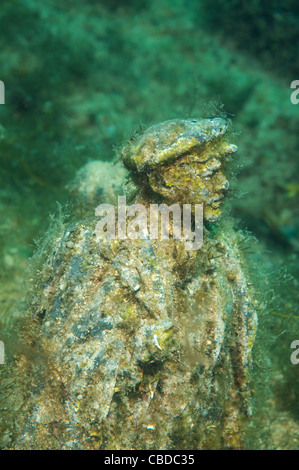 Skulptur Wladimir Iljitsch Uljanov Lenin Skulptur zum ersten in der Welt Unterwasser museum Leaders' Gasse oder sowjetischen Atlantis Stockfoto