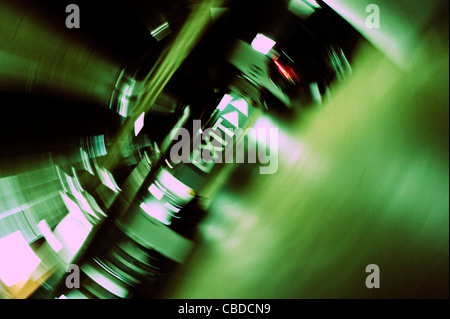 Einem unterirdischen Parkplatz, Garage, am Einkaufszentrum Fenix Galerie Vysocanska in Prag, Tschechien.  (CTK Foto/Rene Stockfoto