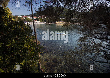 UVALA LAPAD Strand Adria & MALA PETKA UVALA LAPAD DUBROVNIK Kroatien 8. Oktober 2011 Stockfoto