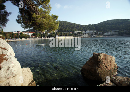 UVALA LAPAD Strand Adria & MALA PETKA UVALA LAPAD DUBROVNIK Kroatien 8. Oktober 2011 Stockfoto