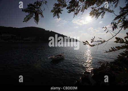 UVALA LAPAD Strand Adria & MALA PETKA UVALA LAPAD DUBROVNIK Kroatien 8. Oktober 2011 Stockfoto