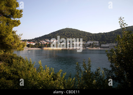 UVALA LAPAD Strand Adria & MALA PETKA UVALA LAPAD DUBROVNIK Kroatien 8. Oktober 2011 Stockfoto